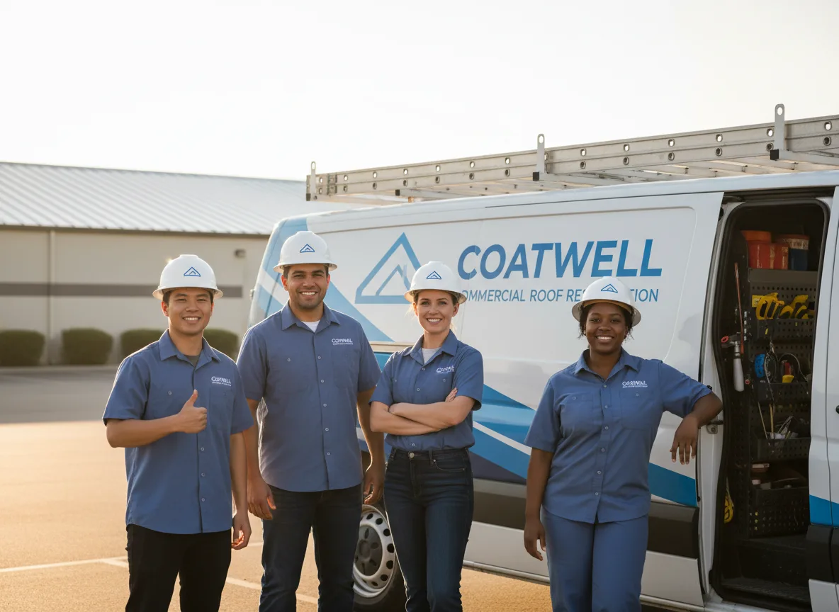 Commercial roof coating company in Stitzer, WI